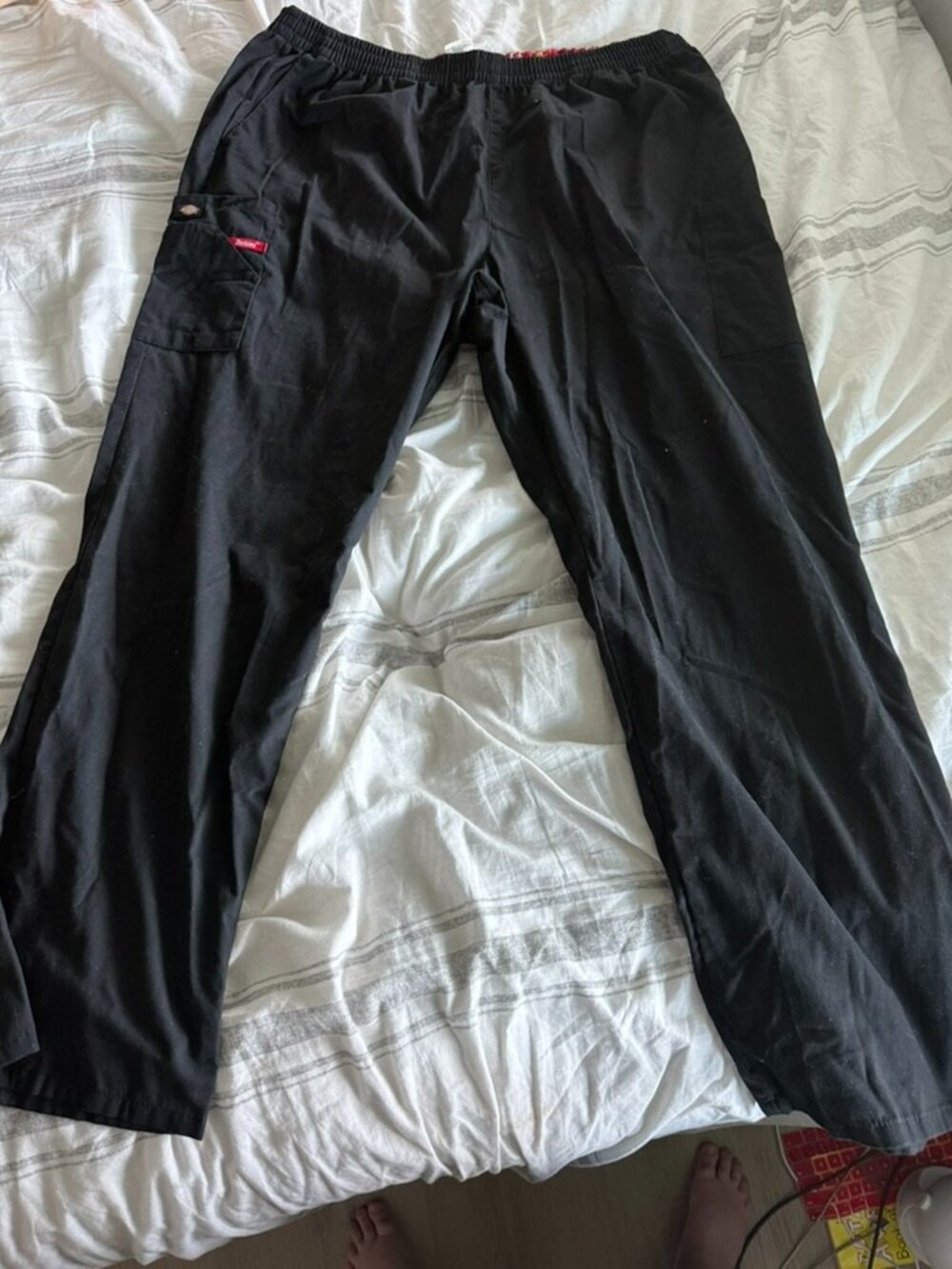 Dickies Black Scrub Pants – Size 2XL